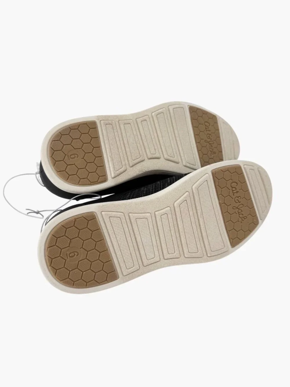 NEW Cat & Jack Kids' Elijah Knit Dress Shoes - Black